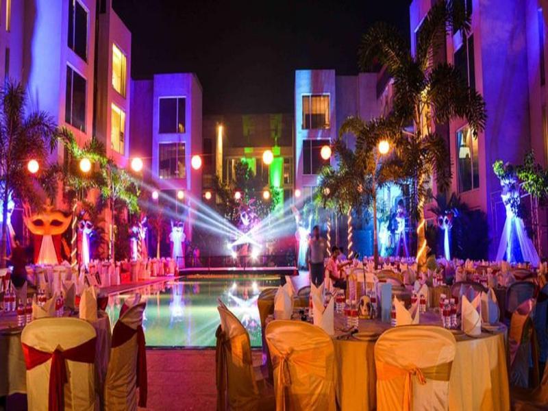 Hard Rock Hotel Goa קלנגוטה מראה חיצוני תמונה The pool at the hotel